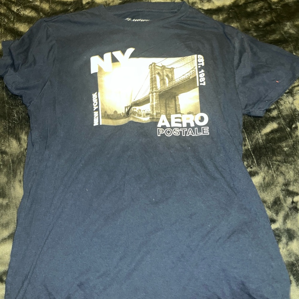 Aeropostale Dark Blue NY Graphic Tee